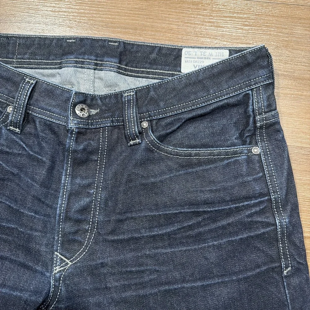 Diesel Jeans Mens 31 x 30 VIKER Regular Straight 0RZ29 Dark Blue Wash ORZ29